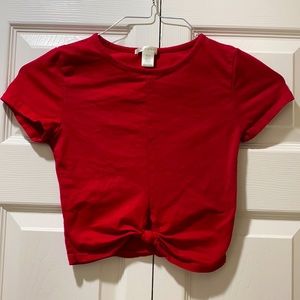 Bozzolo short sleeve crop top